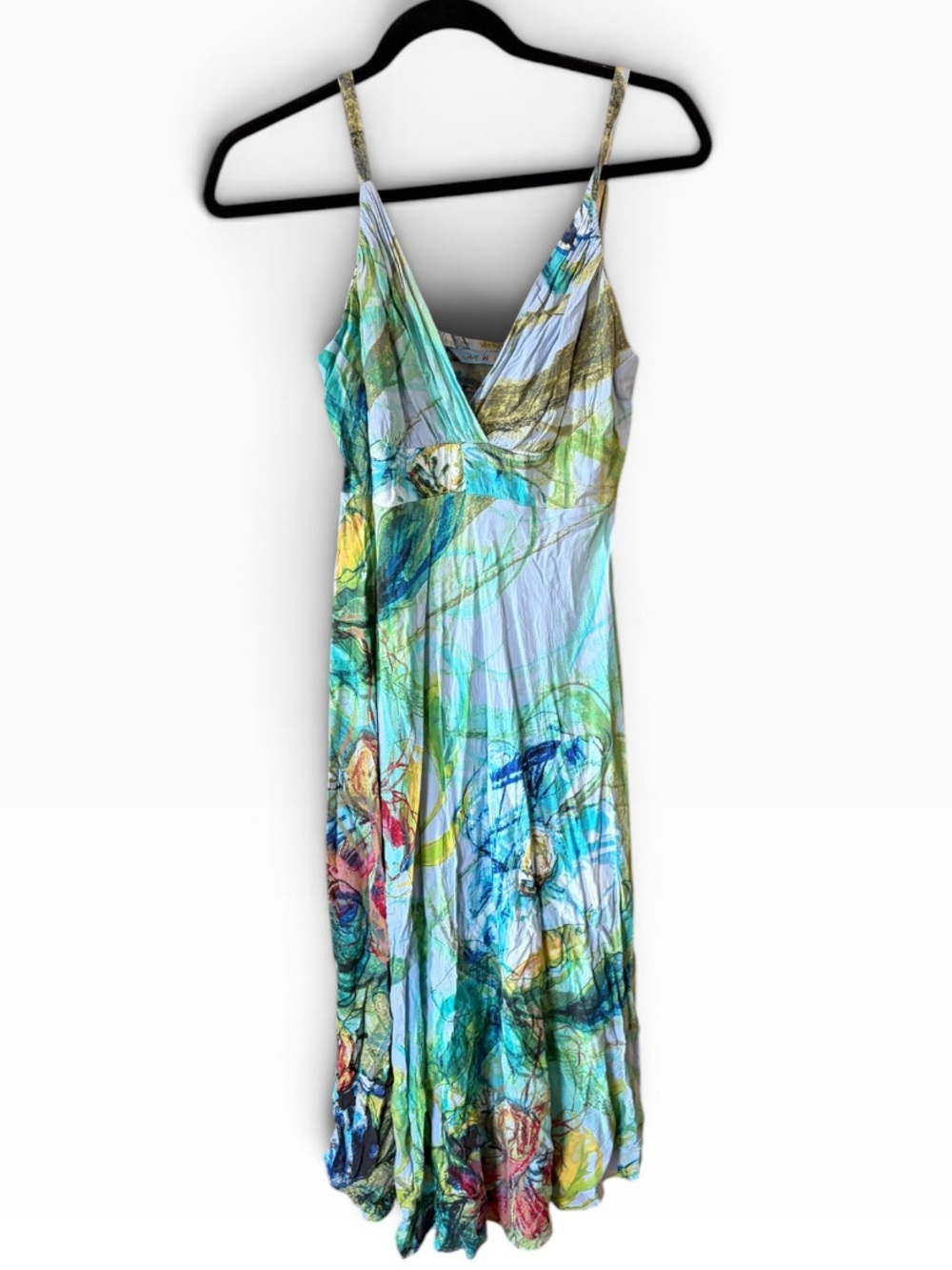 Jams World Vibrant Abstract knee length Dress Hawaii floral